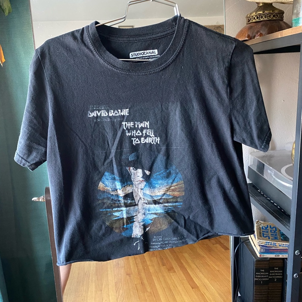 David Bowie crop top